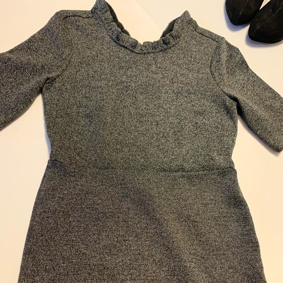 Ann Taylor V-line Scalloped Neck Dress - Picture 3 of 6